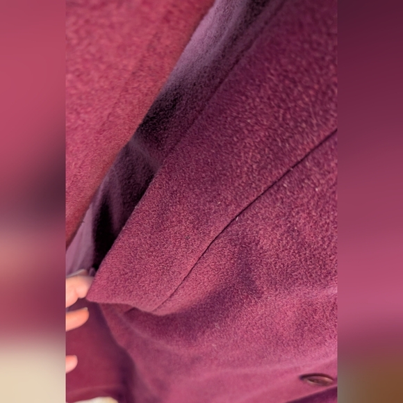 Chic Women's Raspberry Pea Coat - Picture 3 of 9